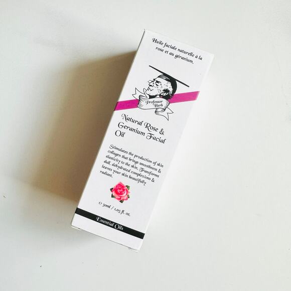 NEW SEPHORA Professor Herb Natural Rose & Geranium Facial Oil Skin Face Serum - Picture 4 of 7